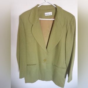 David Benjamin Single Button Blazer Lined Welt pockets Women's Size 14